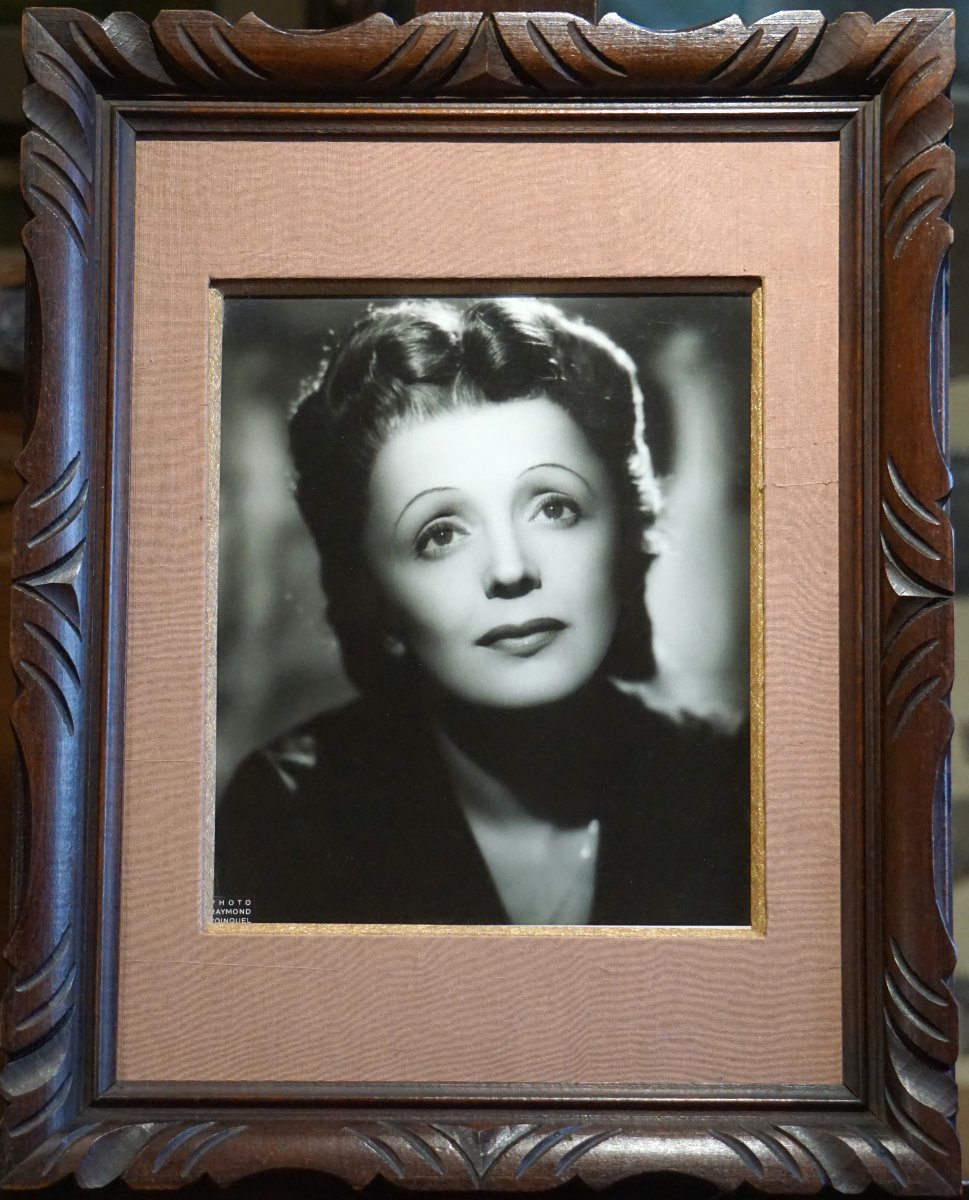 EDITH PIAF / PORTRAIT CIRCA 1947 /  RAYMOND VOINQUEL (1912-1985) / tirage argentique d'époque-photo-2