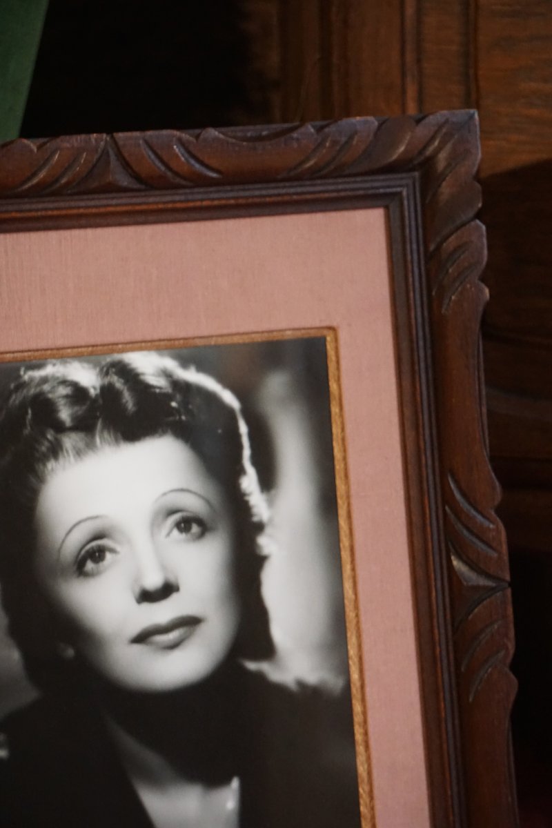 EDITH PIAF / PORTRAIT CIRCA 1947 /  RAYMOND VOINQUEL (1912-1985) / tirage argentique d'époque-photo-5