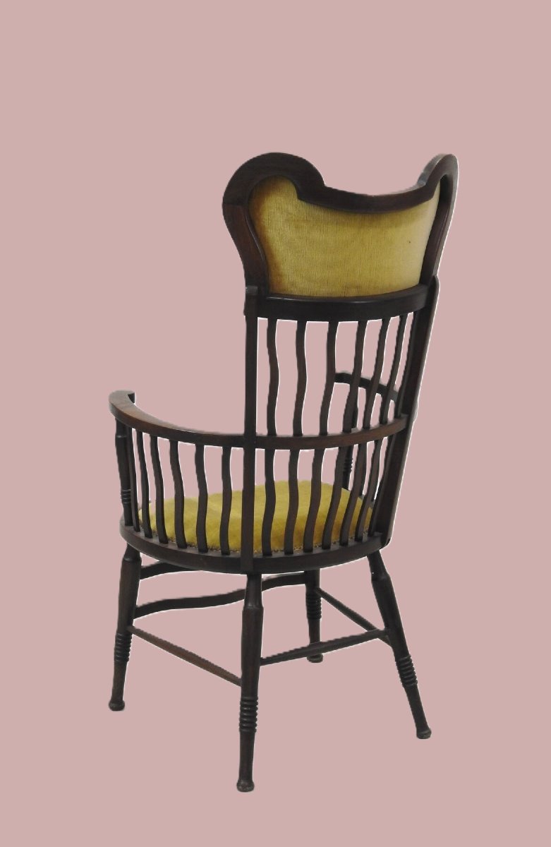FAUTEUIL  ARTS & CRAFTS / ANGLETERRE VERS 1900-photo-1