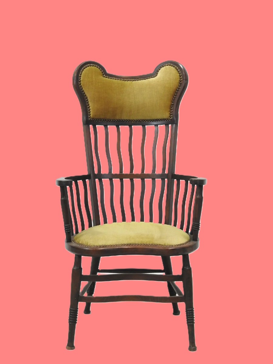 FAUTEUIL  ARTS & CRAFTS / ANGLETERRE VERS 1900