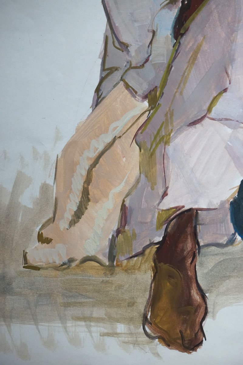 Africanist School 1955 / Fulani Man In Maroua (present-day Cameroon) / G. Hervigo (1896-1993) -photo-1