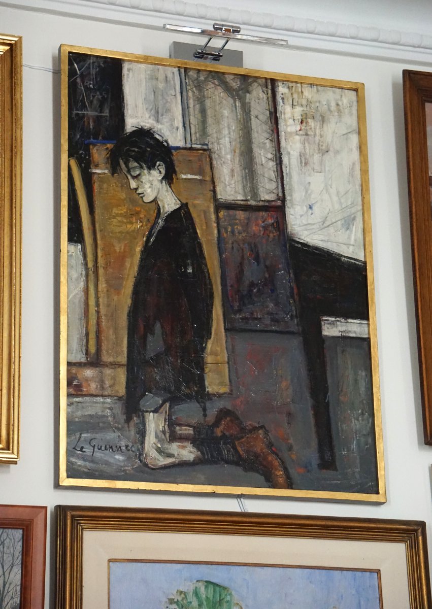 LE TEMPS DE LA LEÇON / L'ÉCOLE ANNÉES 50 / JEAN LE GUENNEC (1924-1988)-photo-1