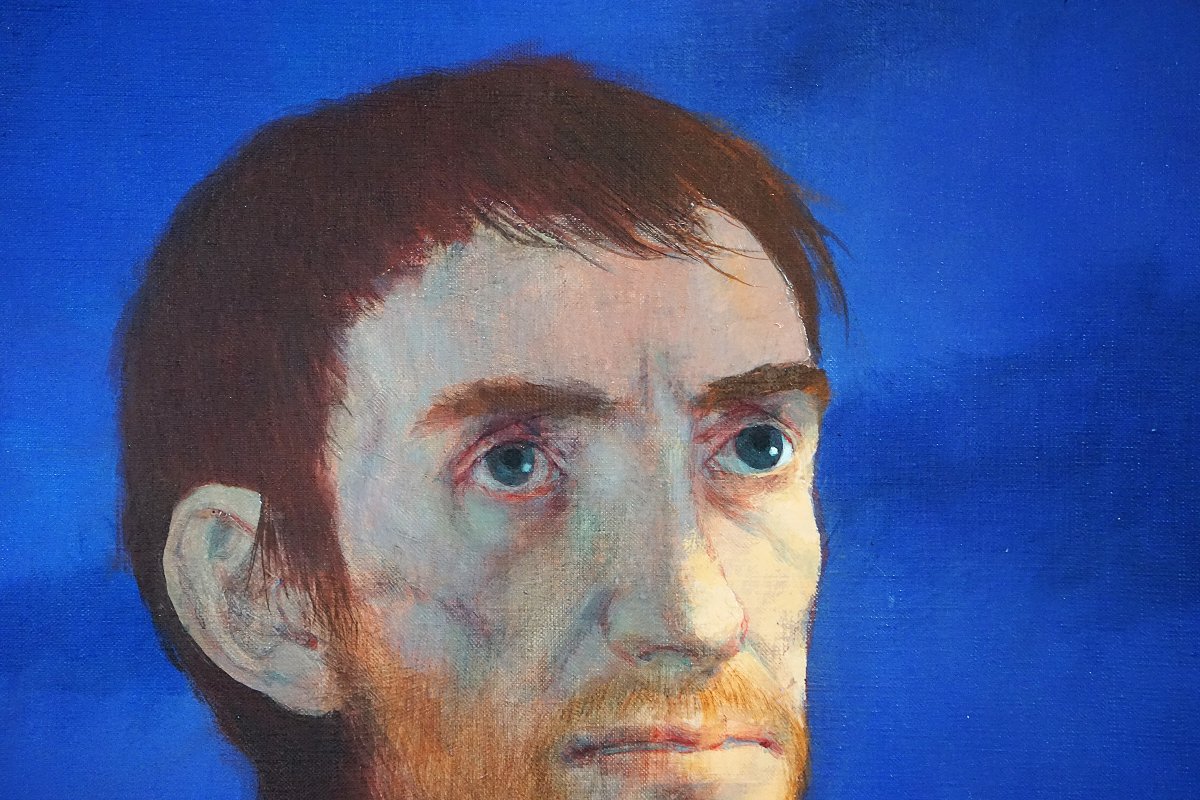 MICHEL CIRY (1919-2018) /  SAINT-FRANÇOIS À L' ALVERNE / 1976  / huile sur toile-photo-1