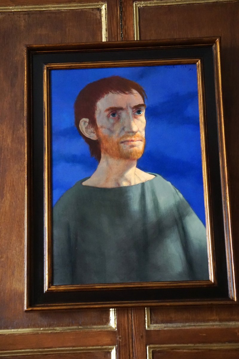 MICHEL CIRY (1919-2018) /  SAINT-FRANÇOIS À L' ALVERNE / 1976  / huile sur toile-photo-5