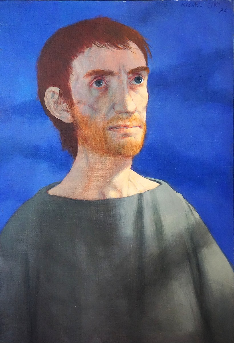 MICHEL CIRY (1919-2018) /  SAINT-FRANÇOIS À L' ALVERNE / 1976  / huile sur toile