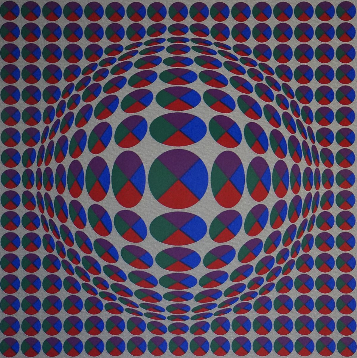Victor Vasarely (1906-1997) / Serigraph Signed And Justified E/a (artist's Proof)