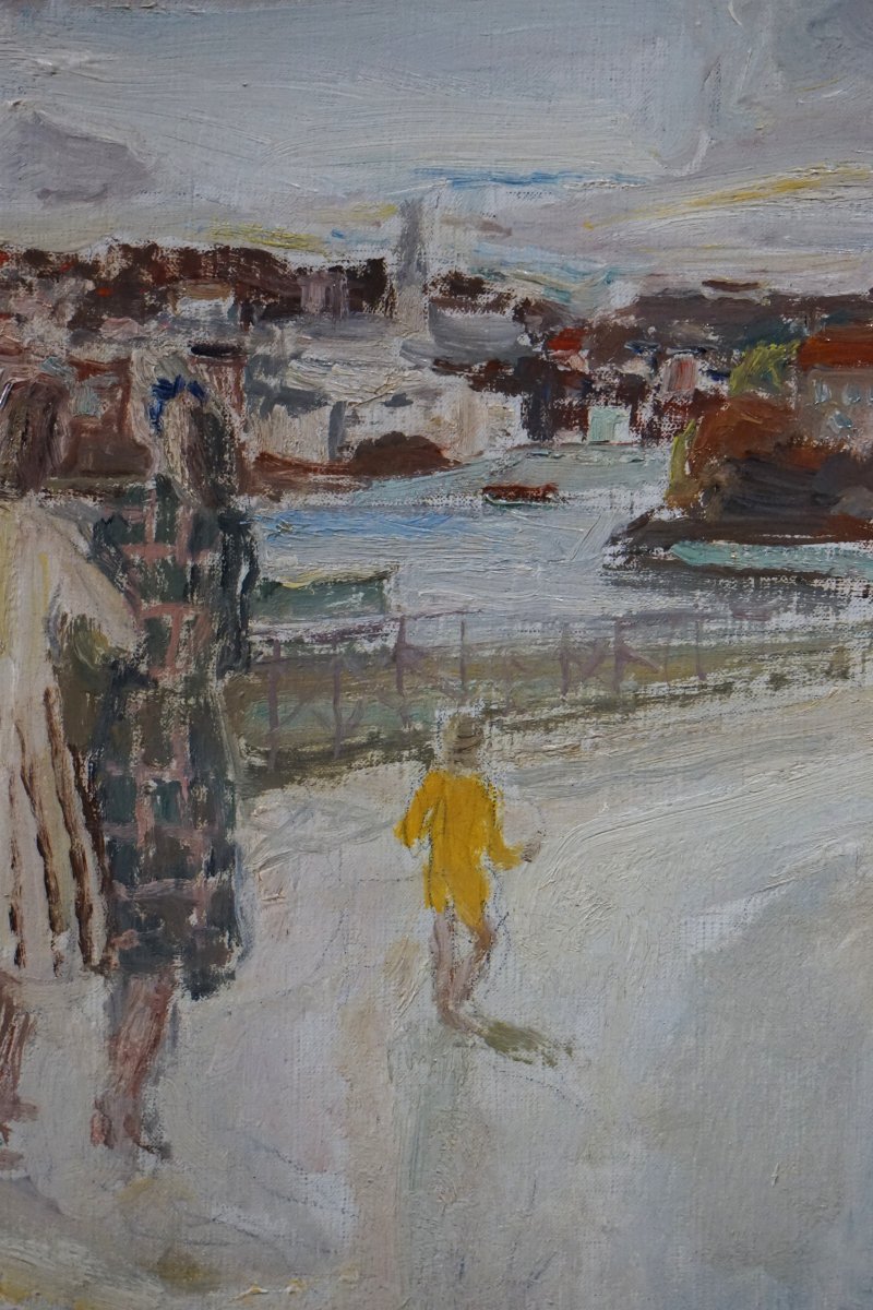 ÉDOUARD-GEORGES MAC AVOY (1905-1991) / PROMENADE SUR LES QUAIS, 1942 / hst-photo-3