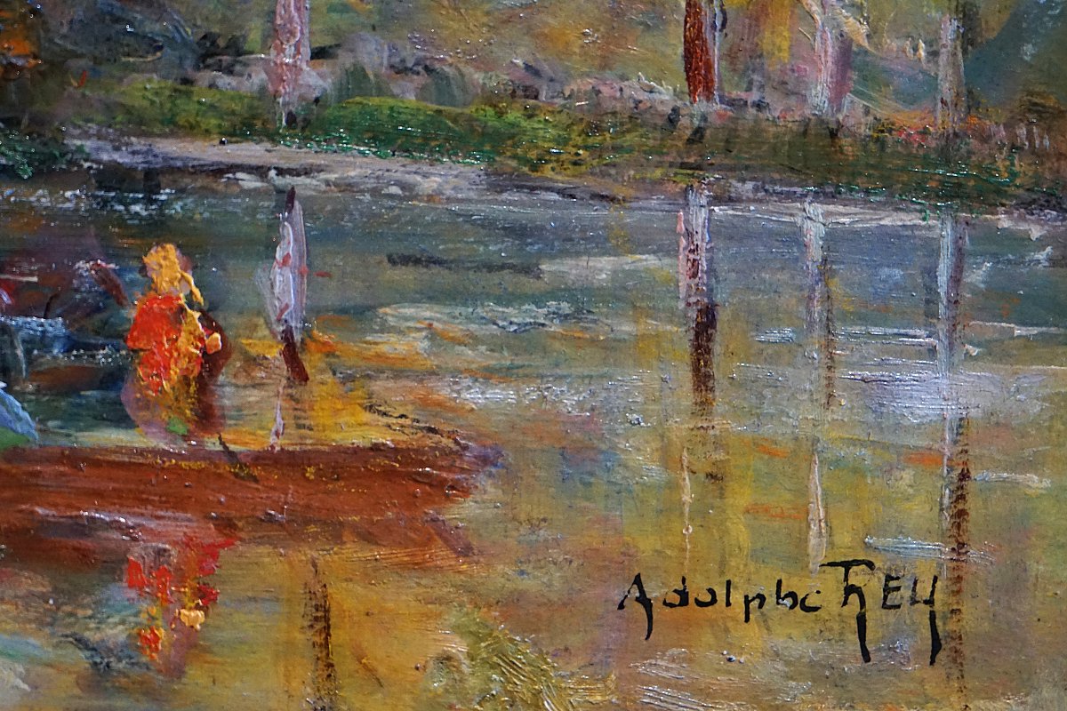 Adolphe Rey (1863–1944) – On Display At The Murol-auvergne Museum / The Rosière Pond -photo-1