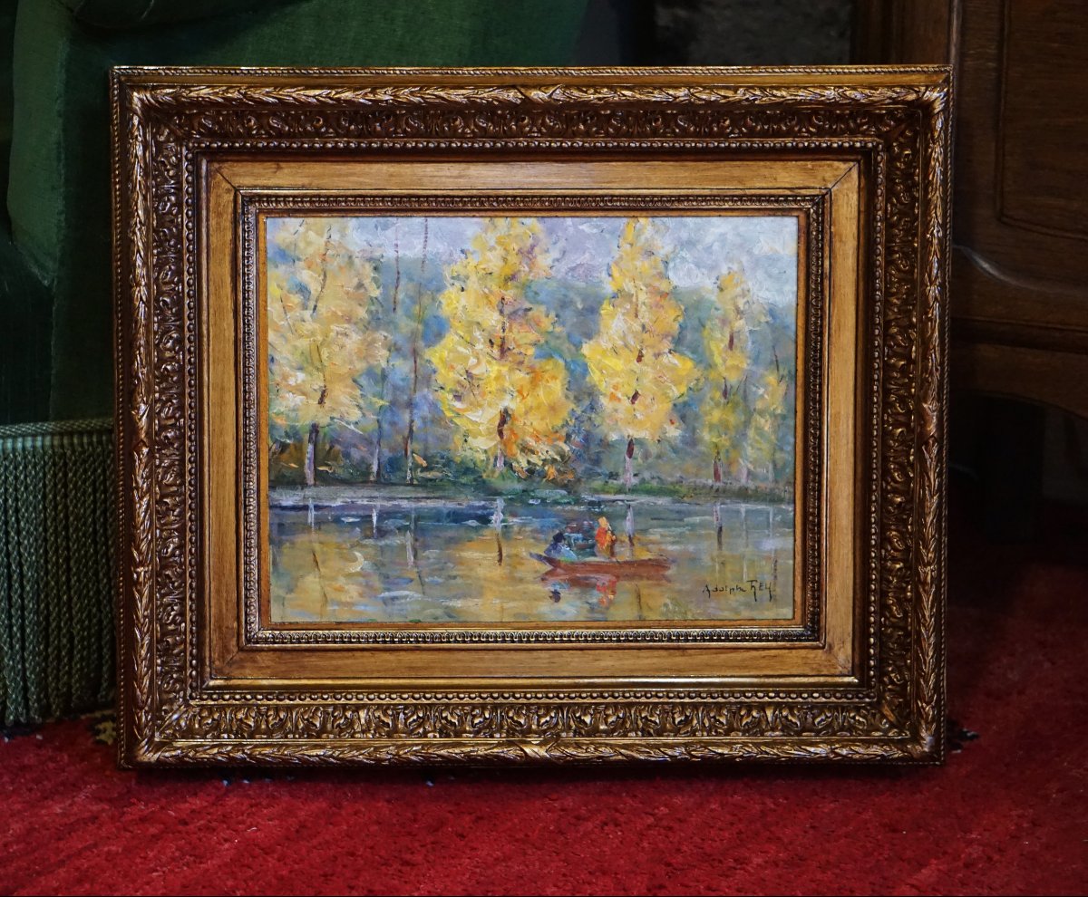 Adolphe Rey (1863–1944) – On Display At The Murol-auvergne Museum / The Rosière Pond -photo-8