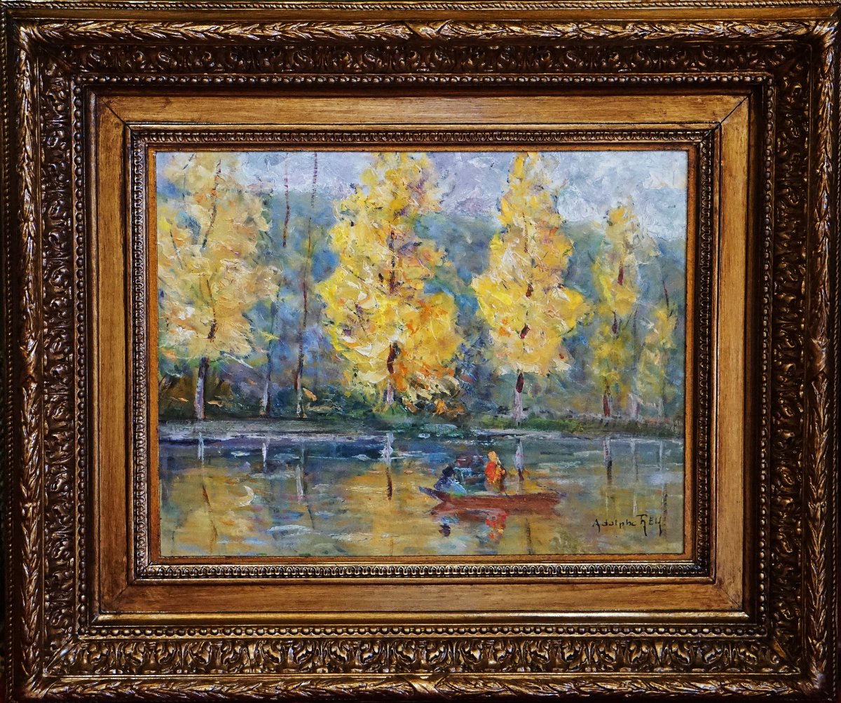 Adolphe Rey (1863–1944) – On Display At The Murol-auvergne Museum / The Rosière Pond 