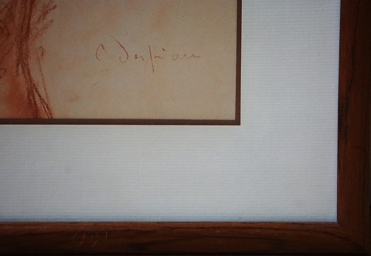 CHARLES DESPIAU (1874-1946) - NU FÉMININ À LA SANGUINE -photo-5