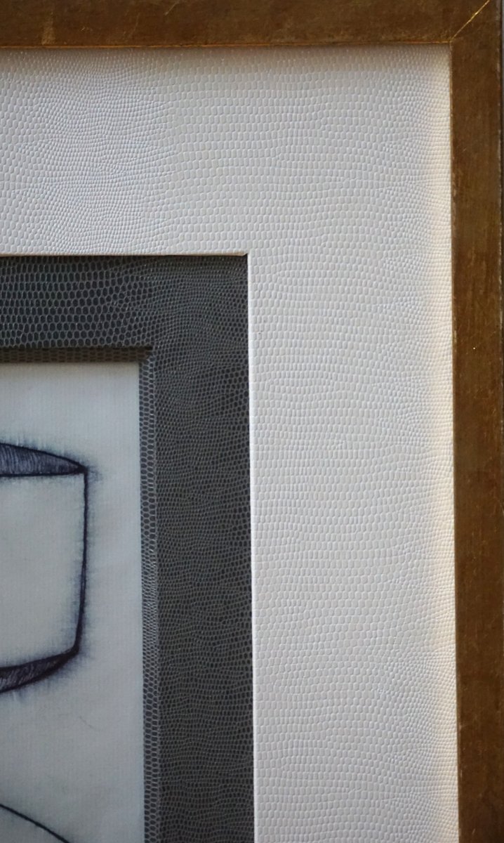 Roger Desserprit (1923–1985) / Geometric Abstract Drawing, 1971 -photo-2
