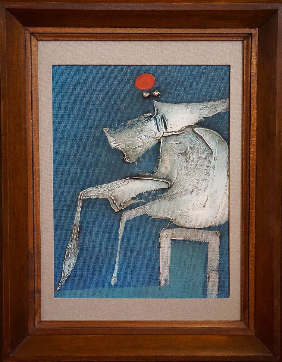 Victor Chab (1930–2024) / 1969 / Surrealist Composition / Hst-photo-2