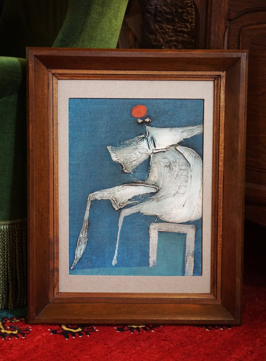 Victor Chab (1930–2024) / 1969 / Surrealist Composition / Hst-photo-7