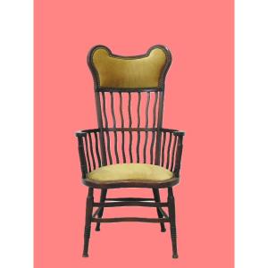 FAUTEUIL  ARTS & CRAFTS / ANGLETERRE VERS 1900