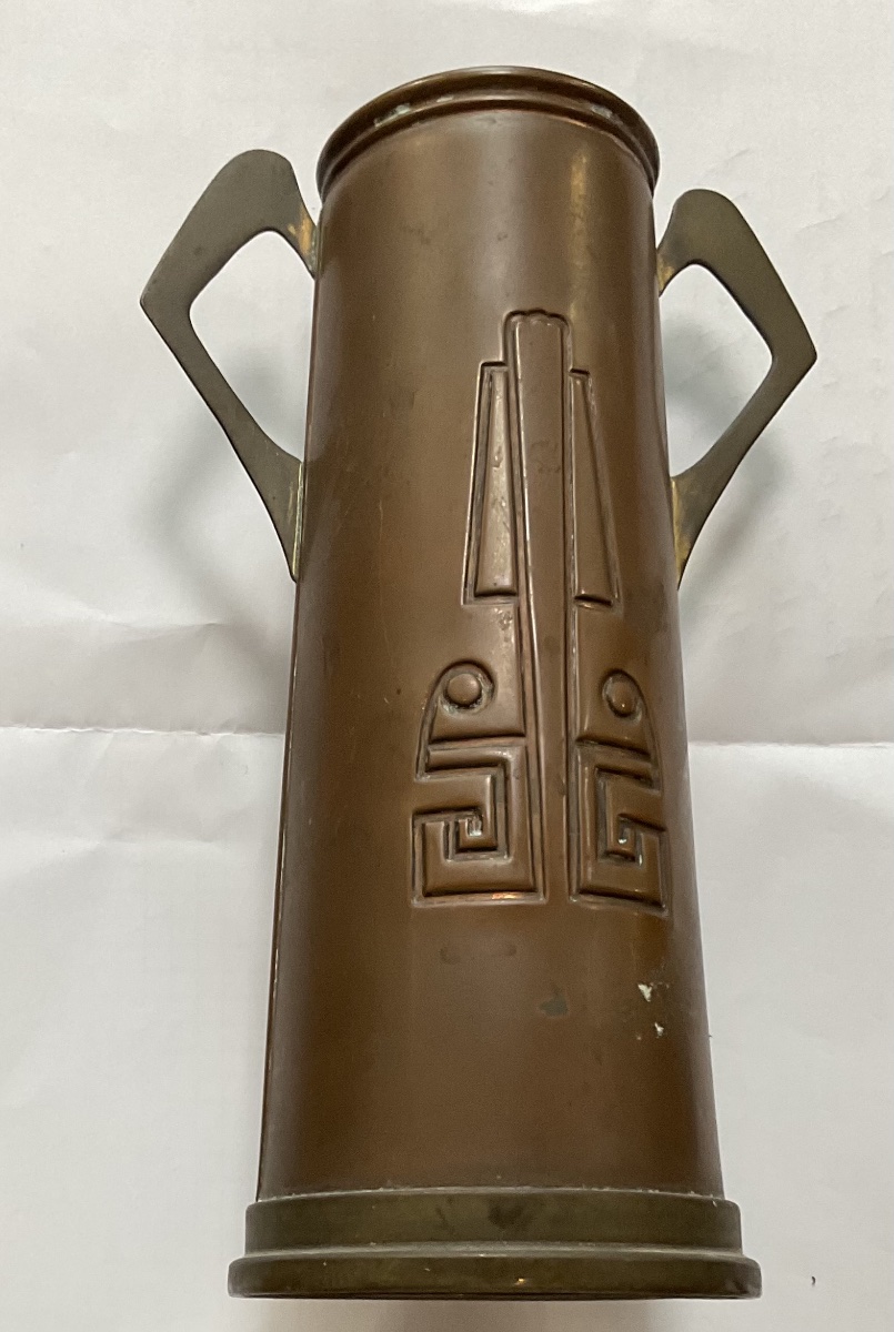 Swedish Bronze Vase? Gbm Hallmark, Boström Göran, 1924–1930, Swedish Grace/art Deco/jugen Style-photo-3