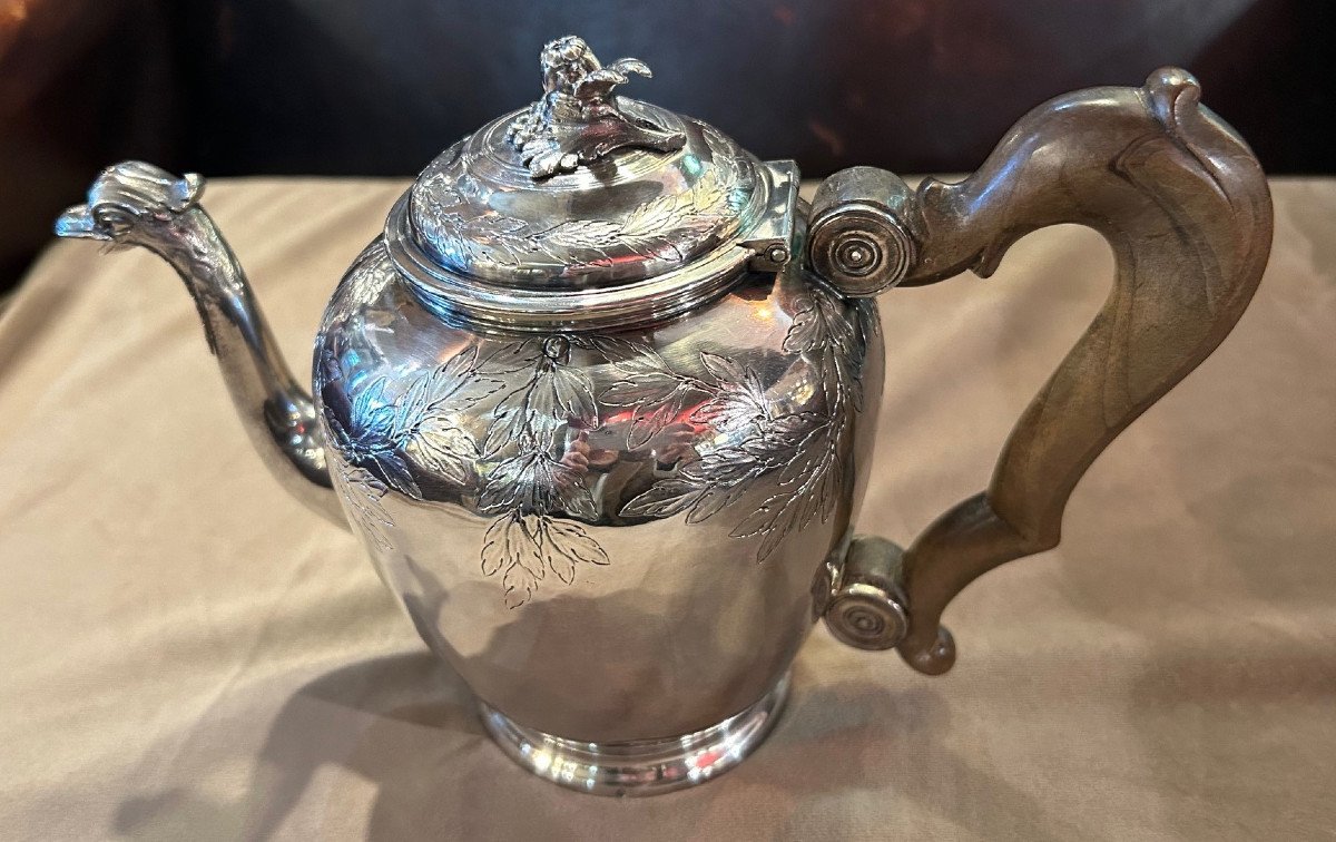 Silver Teapot, 18th Century 