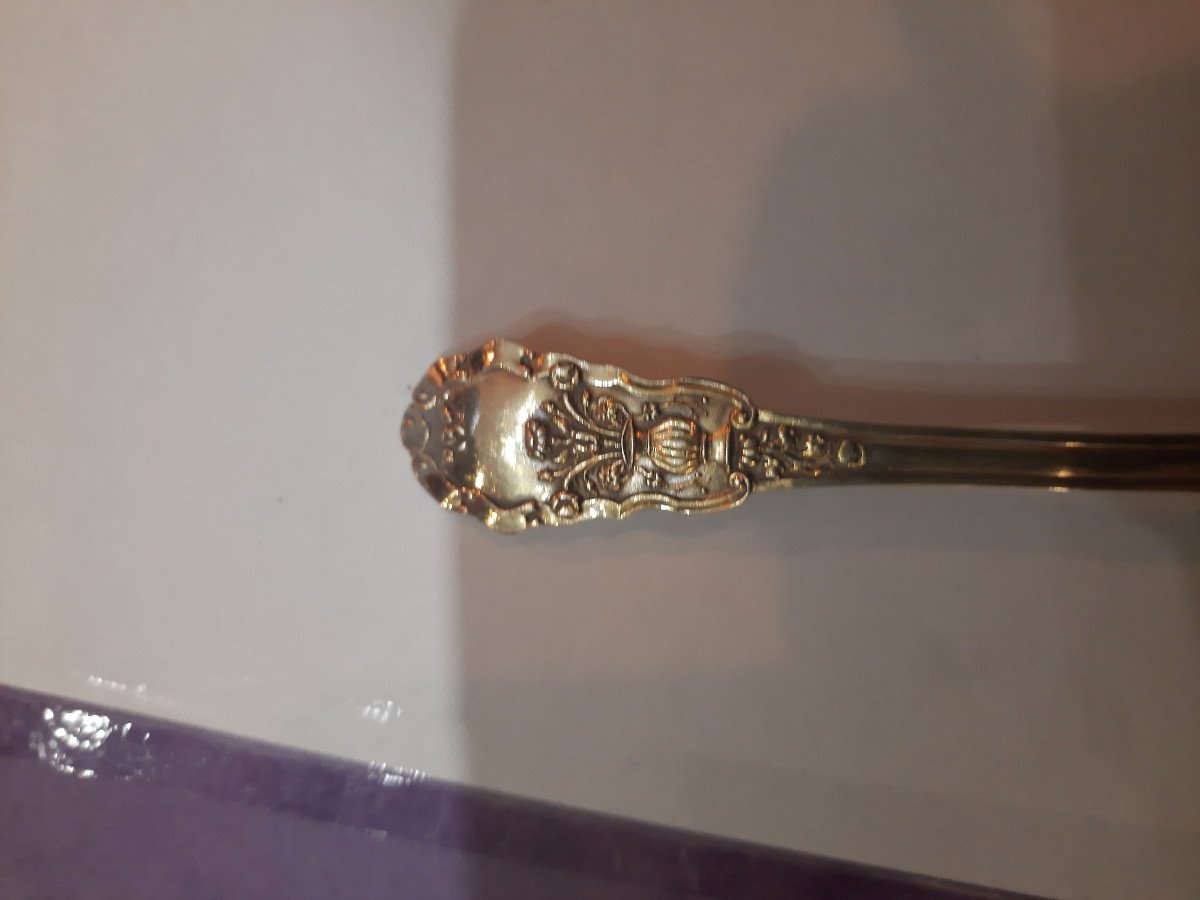 Complete Tea Service In Silver Gilt  (second Quarter 19th)  -photo-4