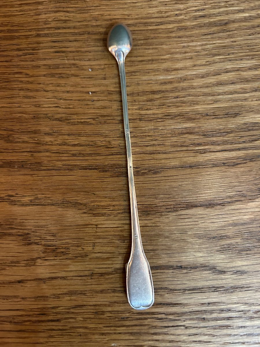 18th Century Silver Pharmacy Spoon 