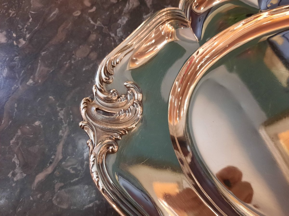 Plat Ovale En Argent Cardeilhac -photo-2