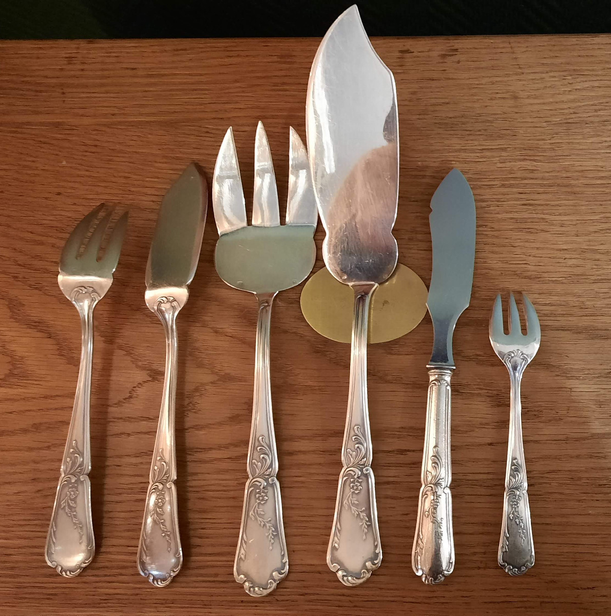 Service à poisson et à huitres 