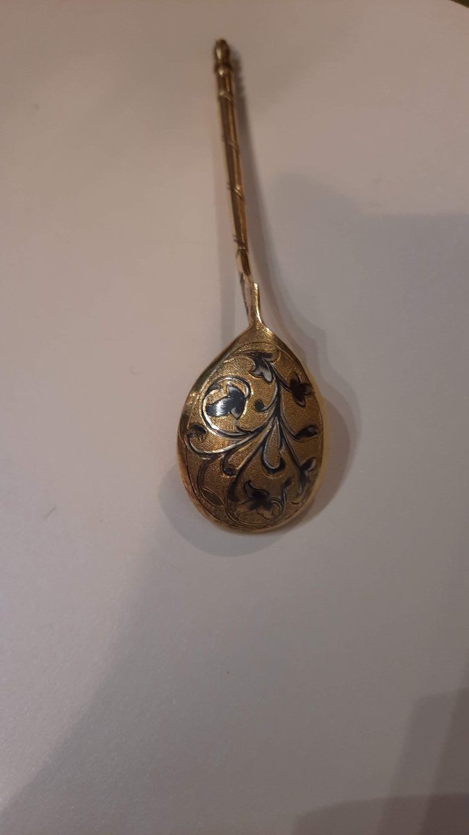 Cuillere à thé (dos niellé) 