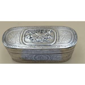 Tabatiere en argent