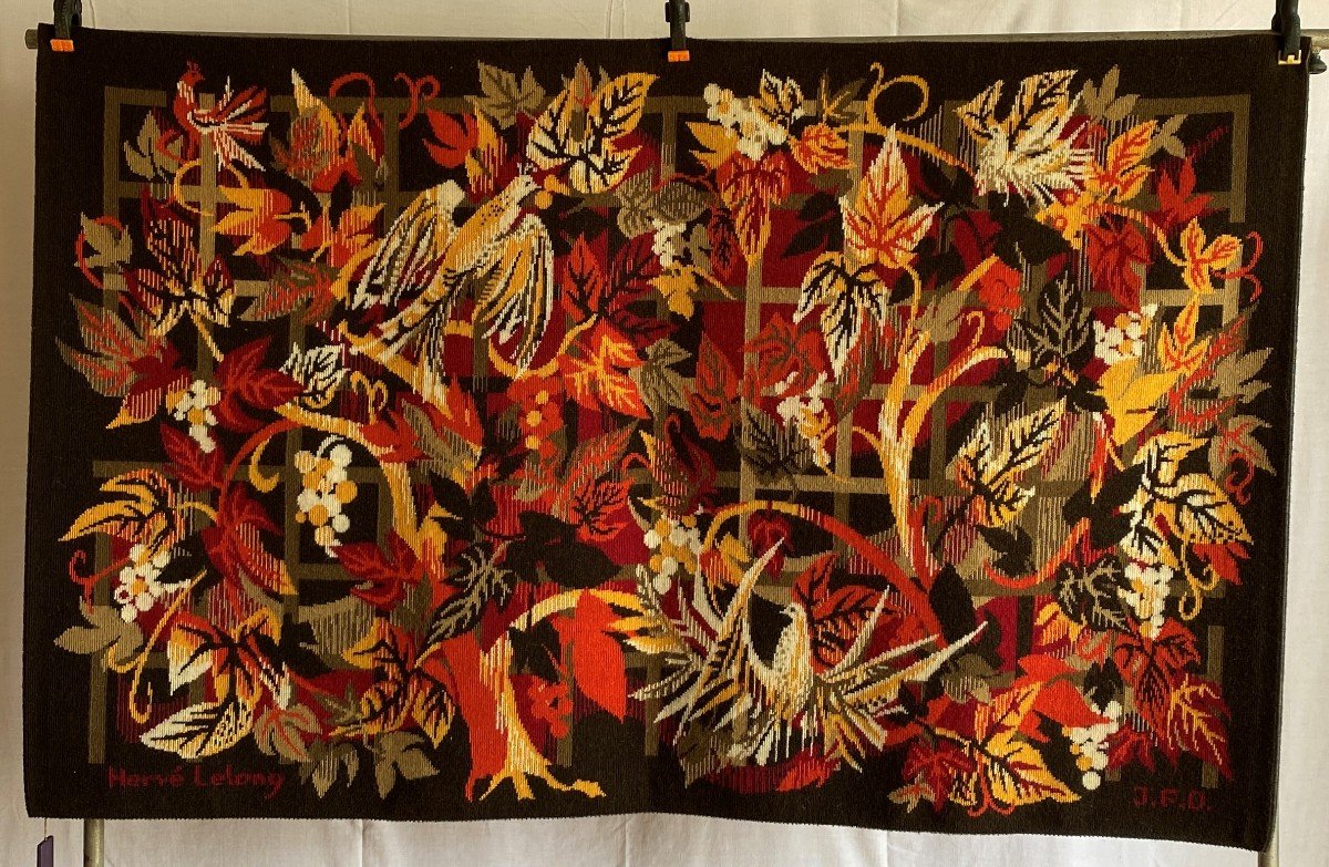 Lelong Hervé Aubusson Tapestry XX Th-photo-2
