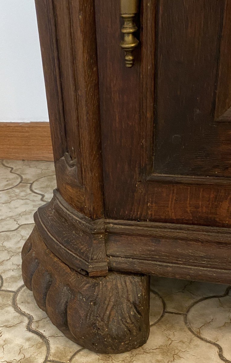 Louis XIV Oak Wardrobe Lion Paws XVII-photo-6