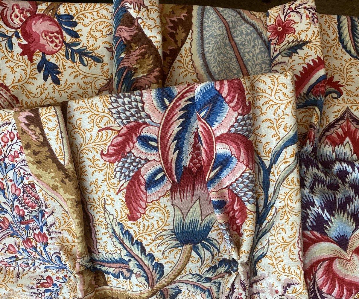 Pair Of Hangings, Curtains Braquemié Pierre Frey The Grand Coral-photo-2