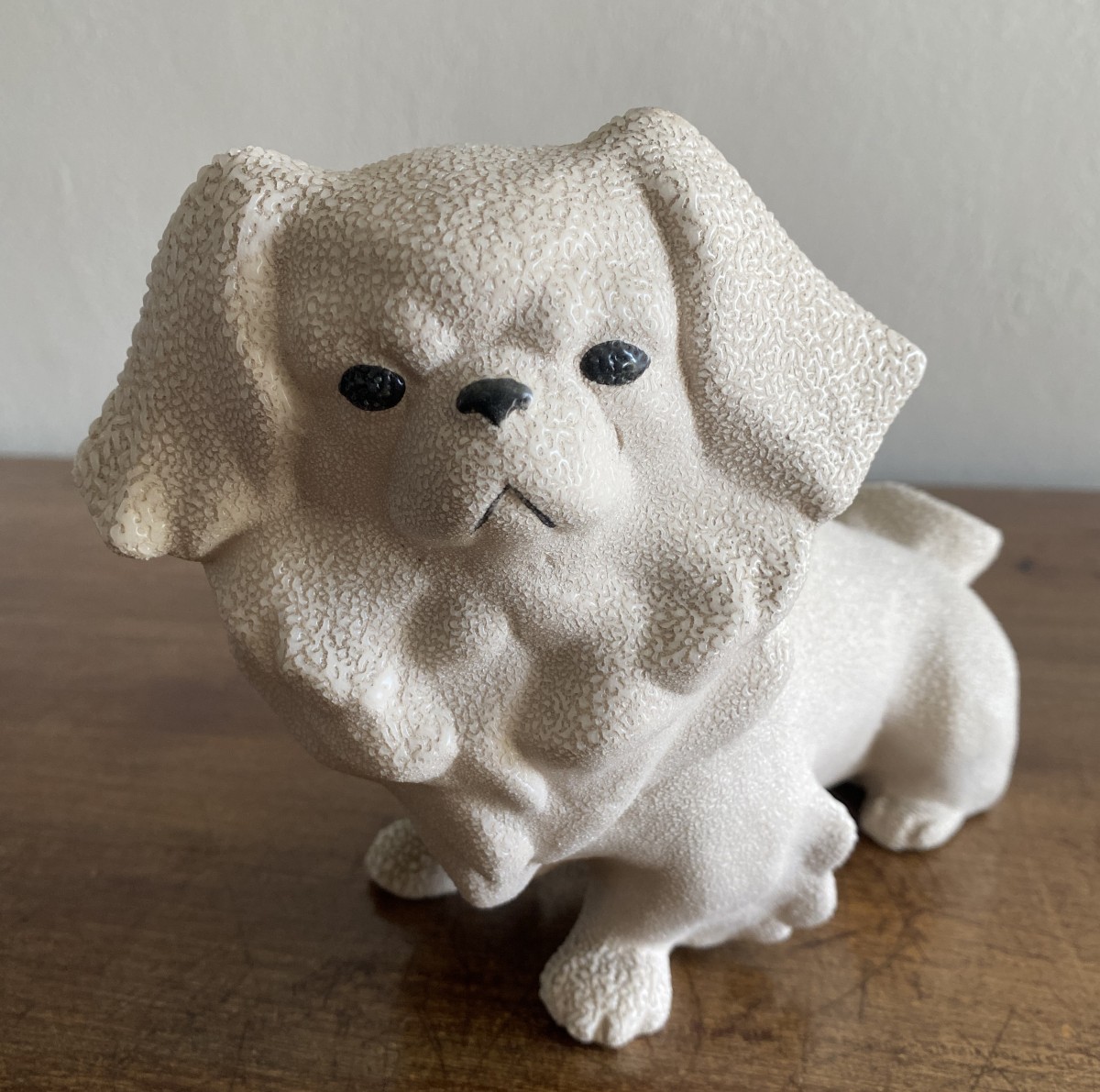 Pekingese Or Tibetan Spaniel In Ceramic From The Art Deco Sèvres Manufactory