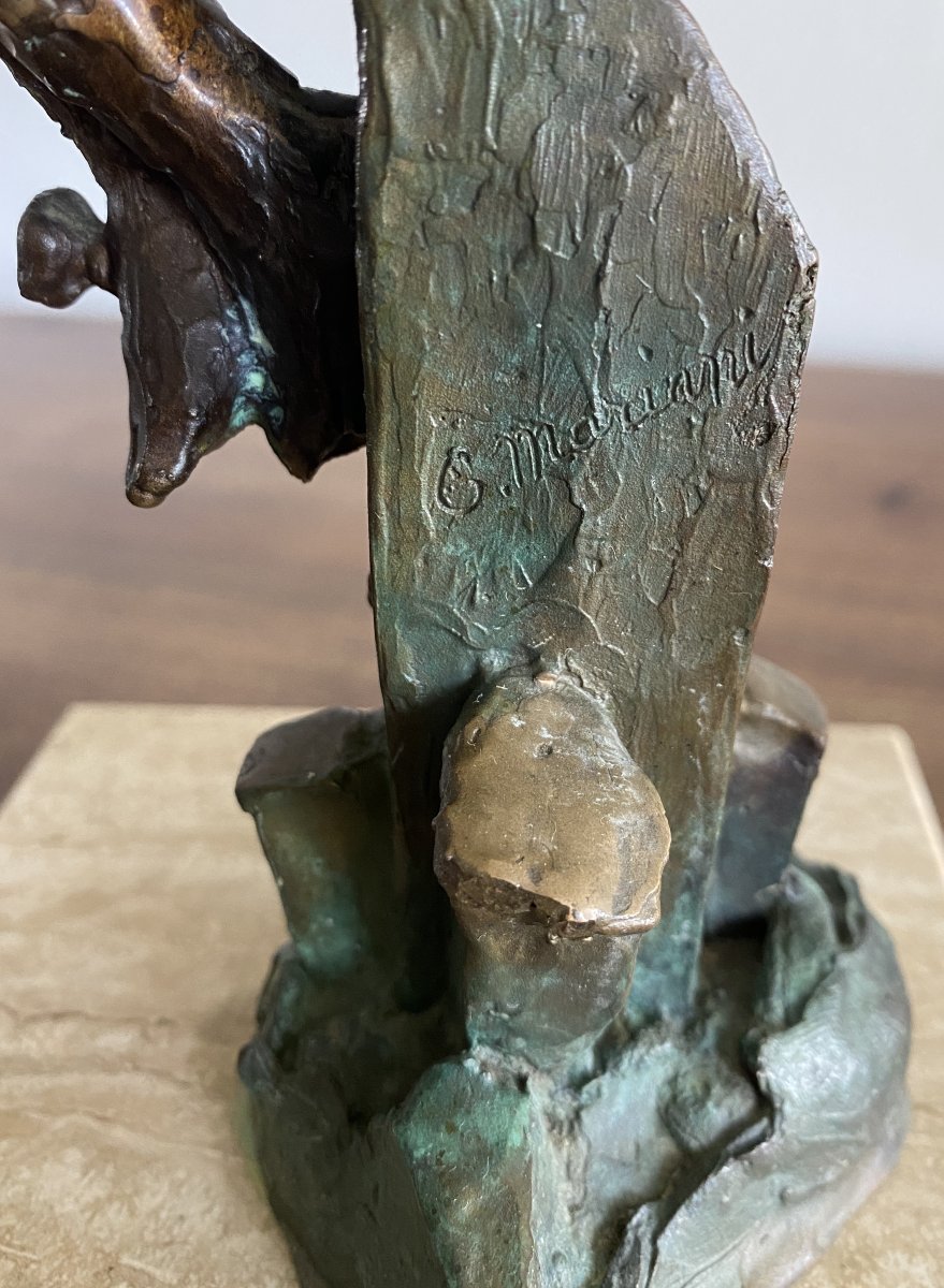 Mariani Guido Christ En Bronze  XX ème-photo-4