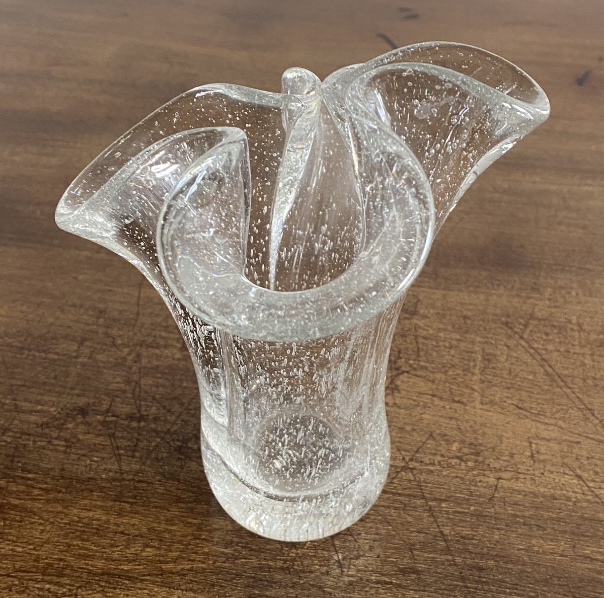 Schneider Bubble Handkerchief Vase 20th Century-photo-1