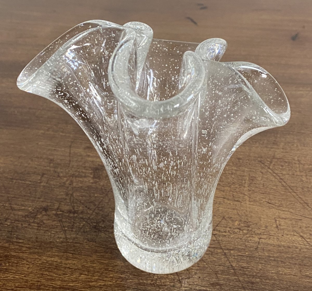 Schneider Bubble Handkerchief Vase 20th Century-photo-2