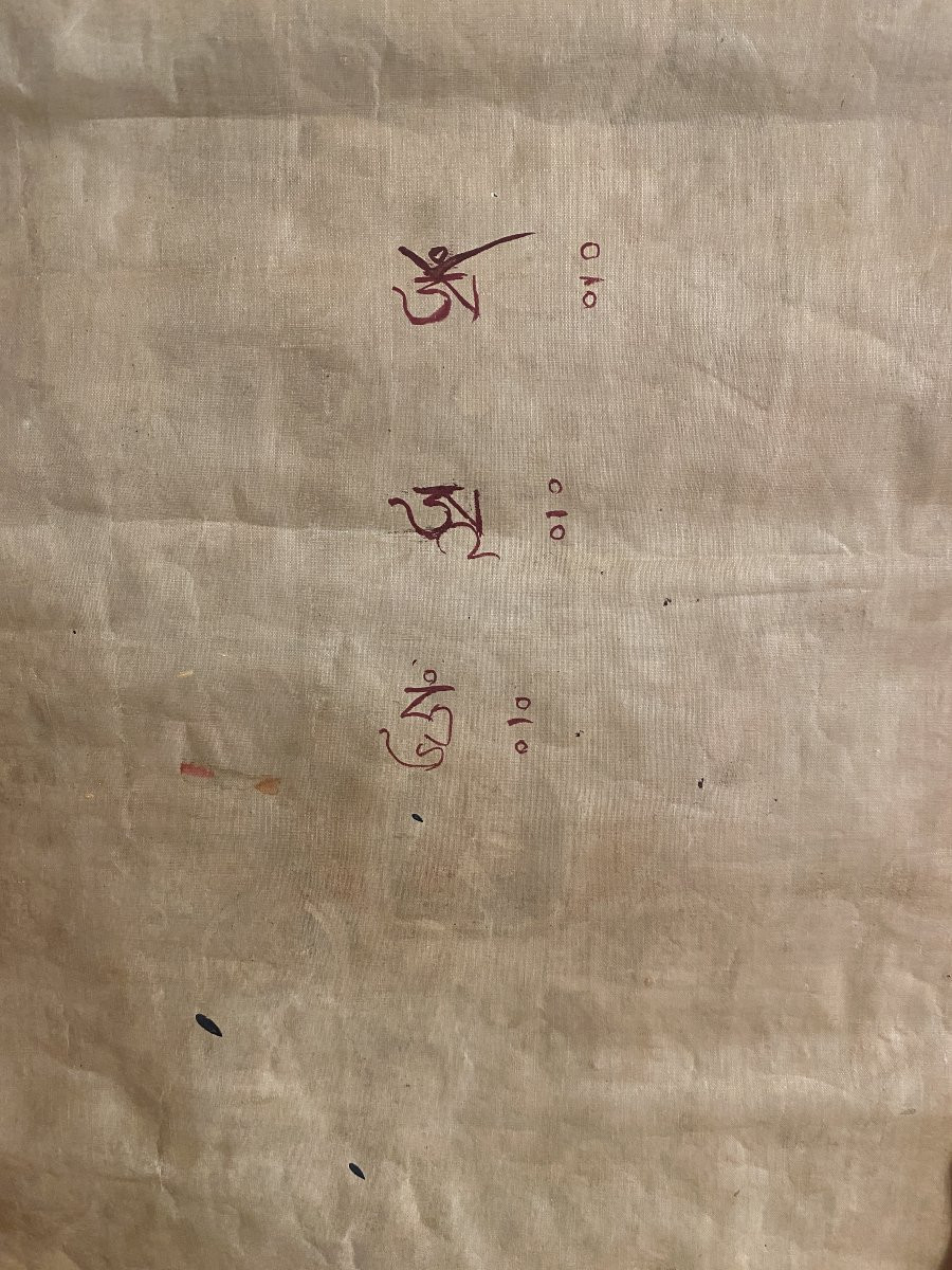 Buddhist Thangka – Nepal Or Tibet 20th Century-photo-5
