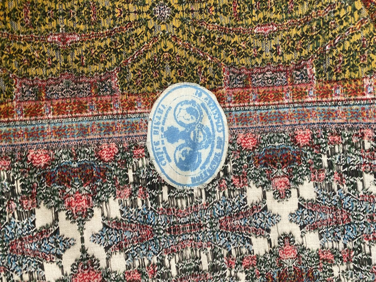 19th Century French Cashmere Shawl, Maison Biétry, Supplier To Their Imperial Majesties-photo-2