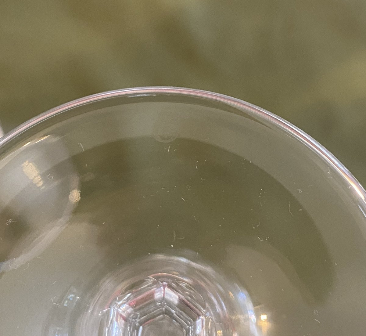 12 20th Century Crystal Champagne Flutes With Cut Sides-photo-2