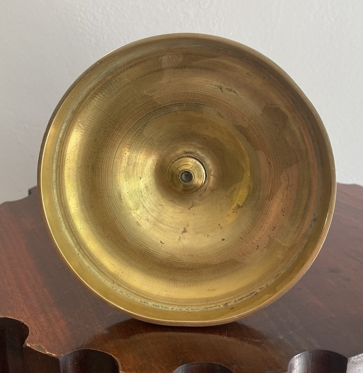 Paire De Bougeoirs En Bronze Charles X  Doré et Ciselés XIX ème-photo-1