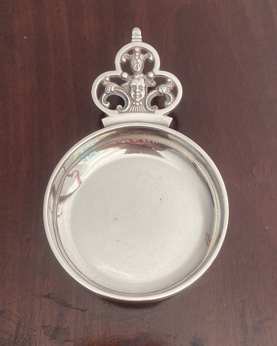 Taste vin de style Louis XIII en argent massif  Maison Cardeilhac XIX ème-photo-4