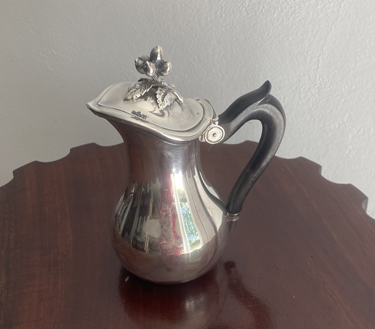 19th Century Solid Silver Covered Teapot