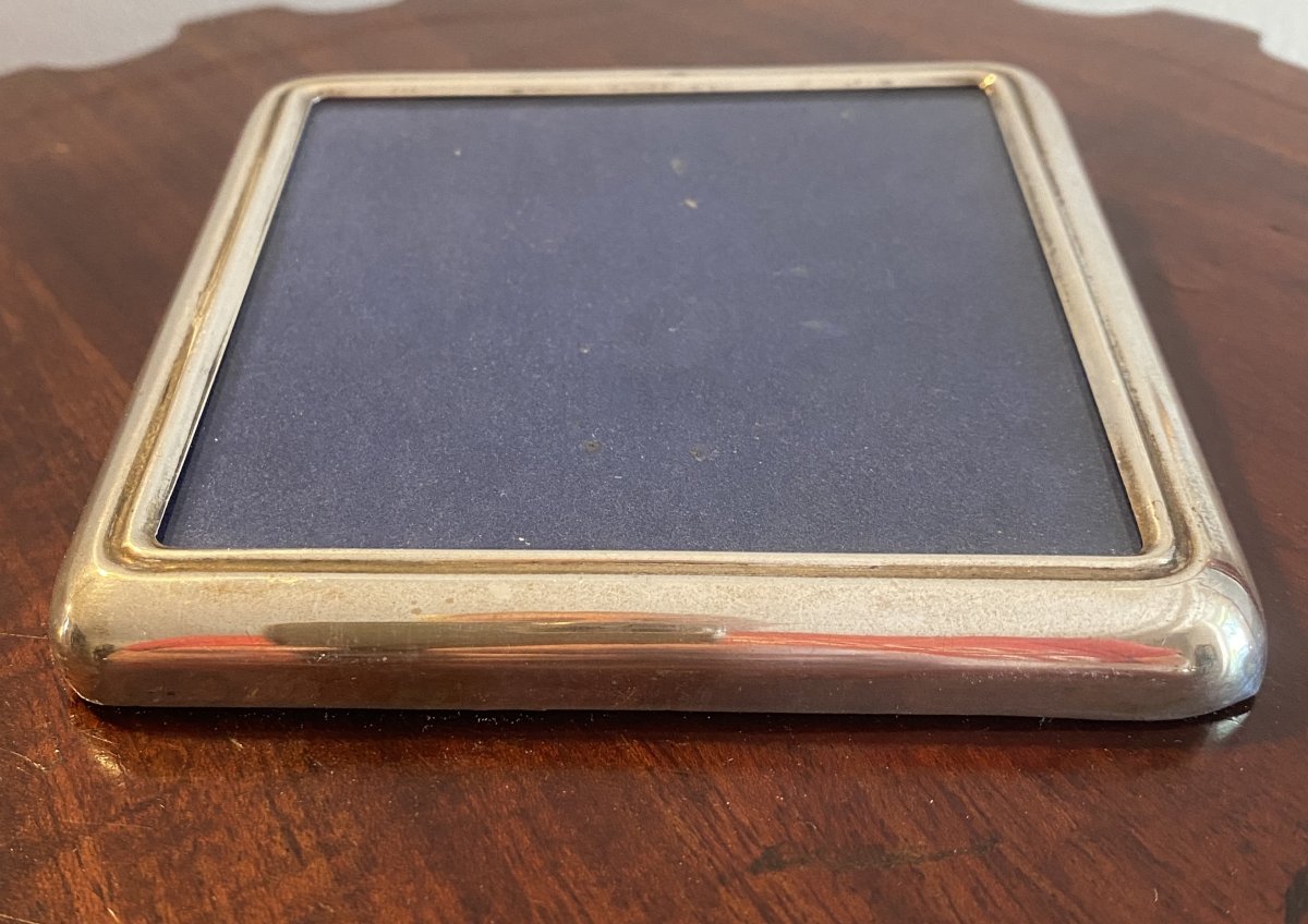 20th Century Solid Silver Photo Frame-photo-4