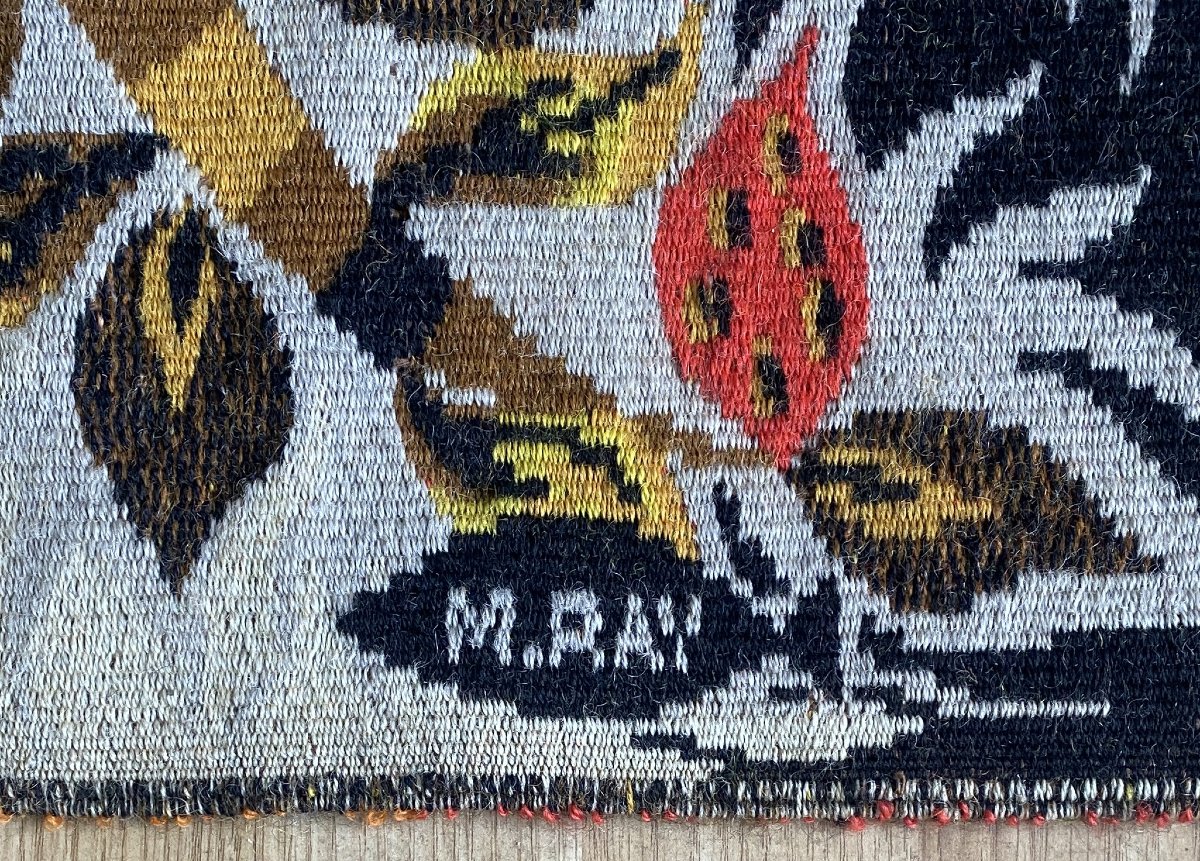 Large Aubusson Tapestry By Mr. Ray, Day And Night, 1960, 20th Century-photo-4