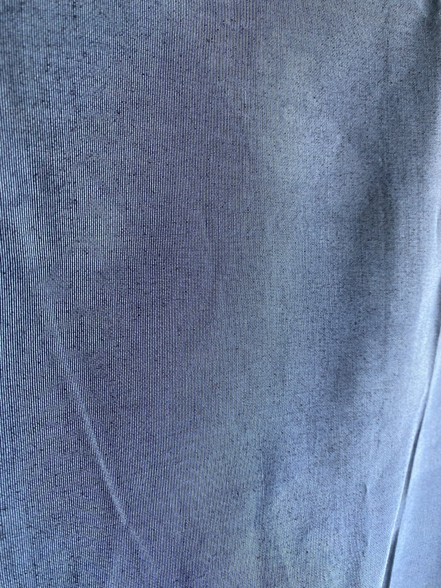 Coupon de tissu bleu roi et or XX ème-photo-4