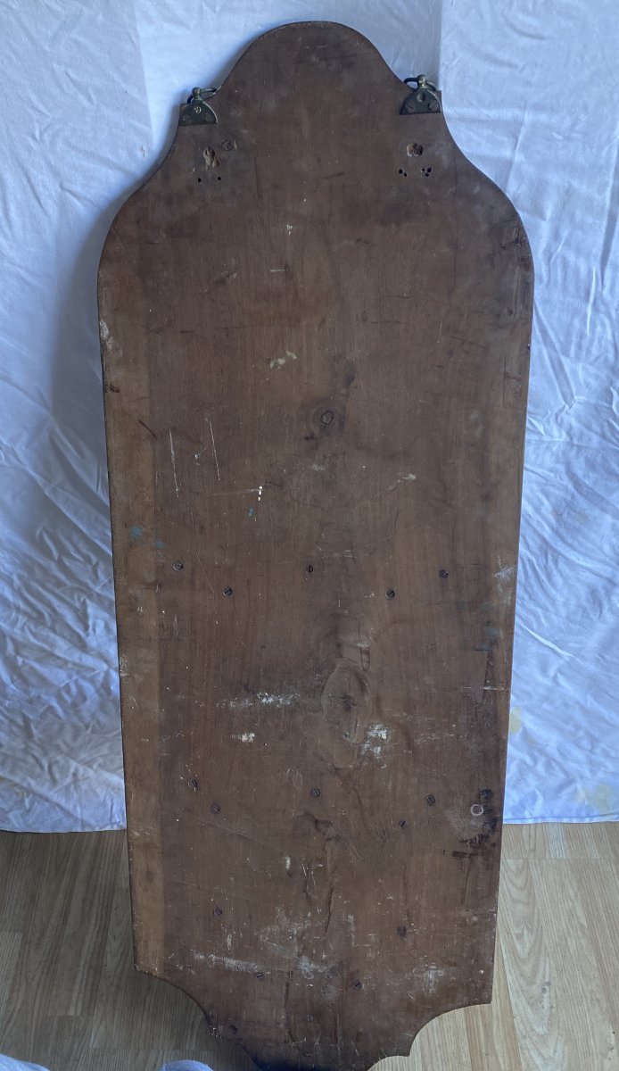 Fontaine Murale de J J Blanc en étain ciselé De Lyon avec Blason   XVIII ème-photo-7