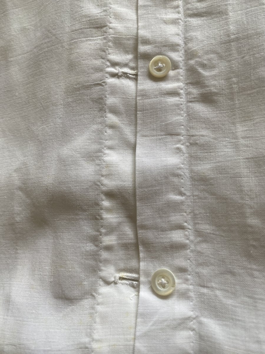 Pair Of Old Monogrammed Pillowcases Msj – End Of The 19th Century-photo-4