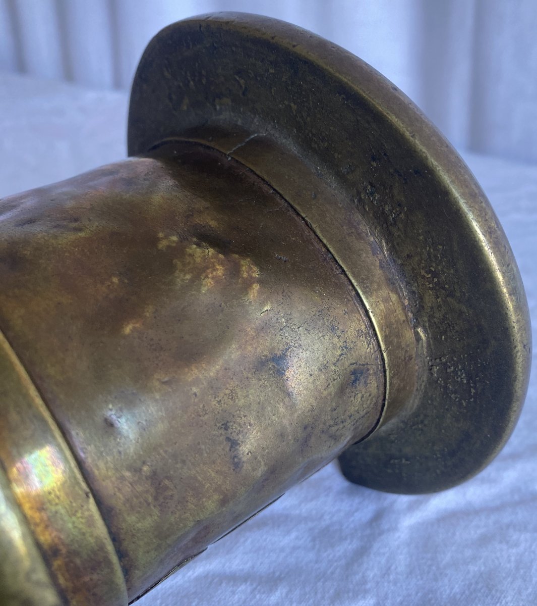 19th Century Senufo Bronze Restraint Bracelet-photo-4