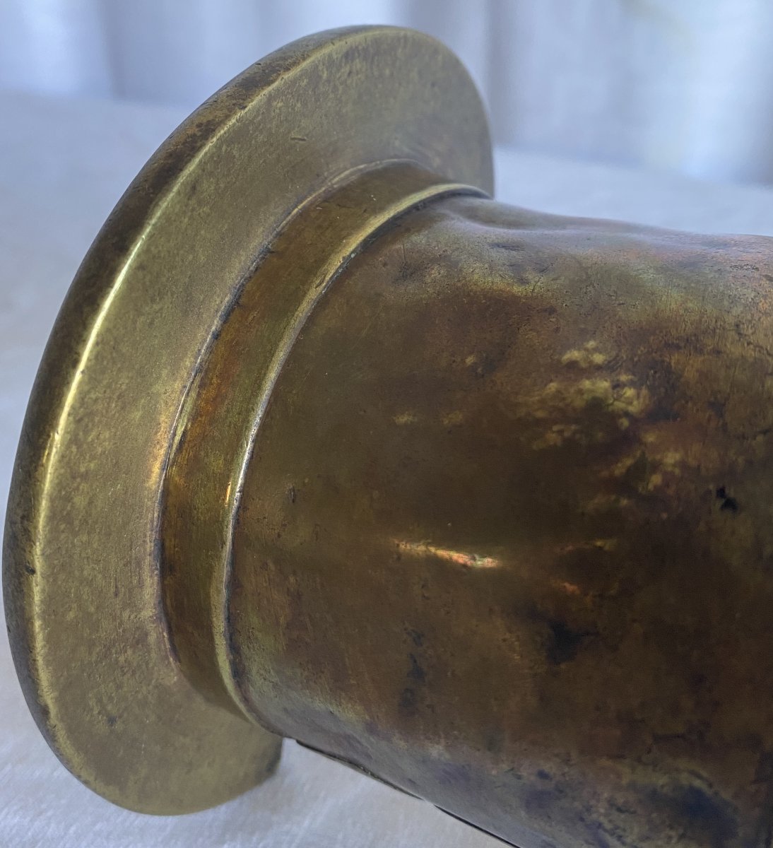 19th Century Senufo Bronze Restraint Bracelet-photo-5