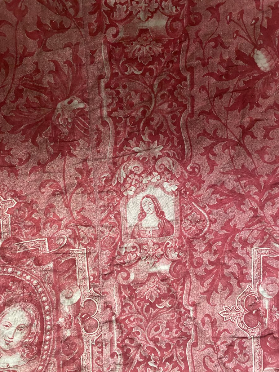 Dessus de lit, Courtepointe, Boutis, de Mulhouse en coton – XIXᵉ siècle-photo-4