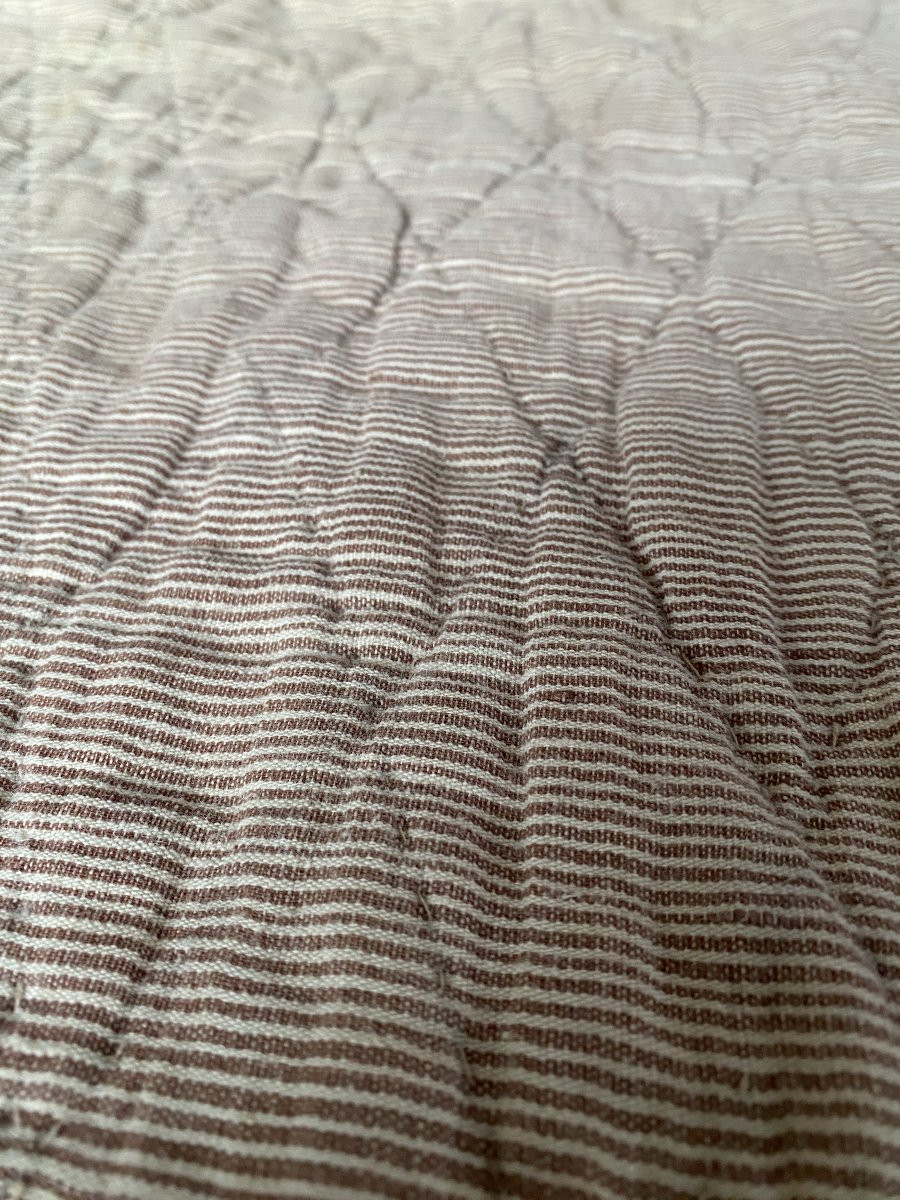 Dessus de lit, Courtepointe, Boutis, de Mulhouse en coton – XIXᵉ siècle-photo-5