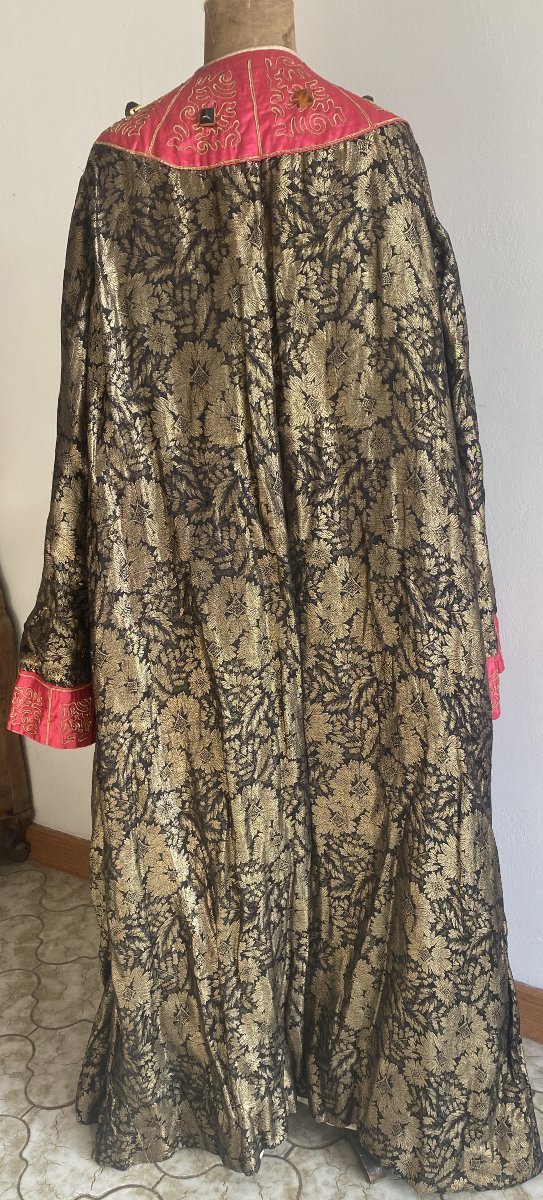Coat / Dress Embroidered With Gold Threads - Late XIXᵉ / Early XXᵉ Century-photo-3